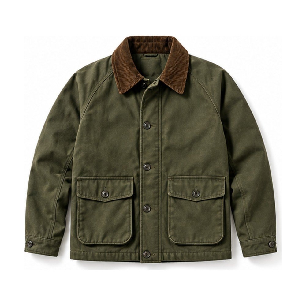Corduroy Collar Work Jacket
